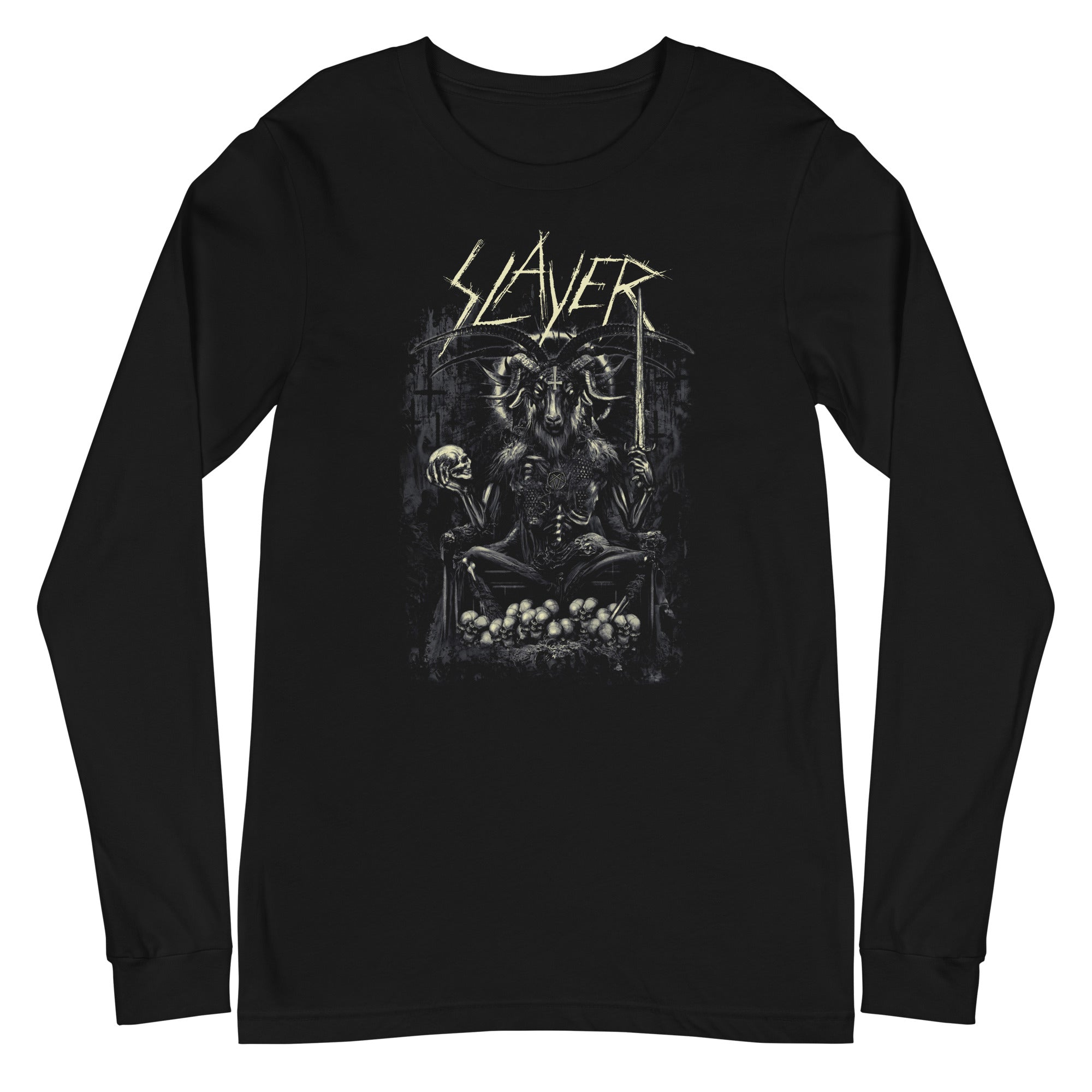 MERCHMOMENT Slayer - Demon Head Long Sleeve T-Shirt [Apparel]