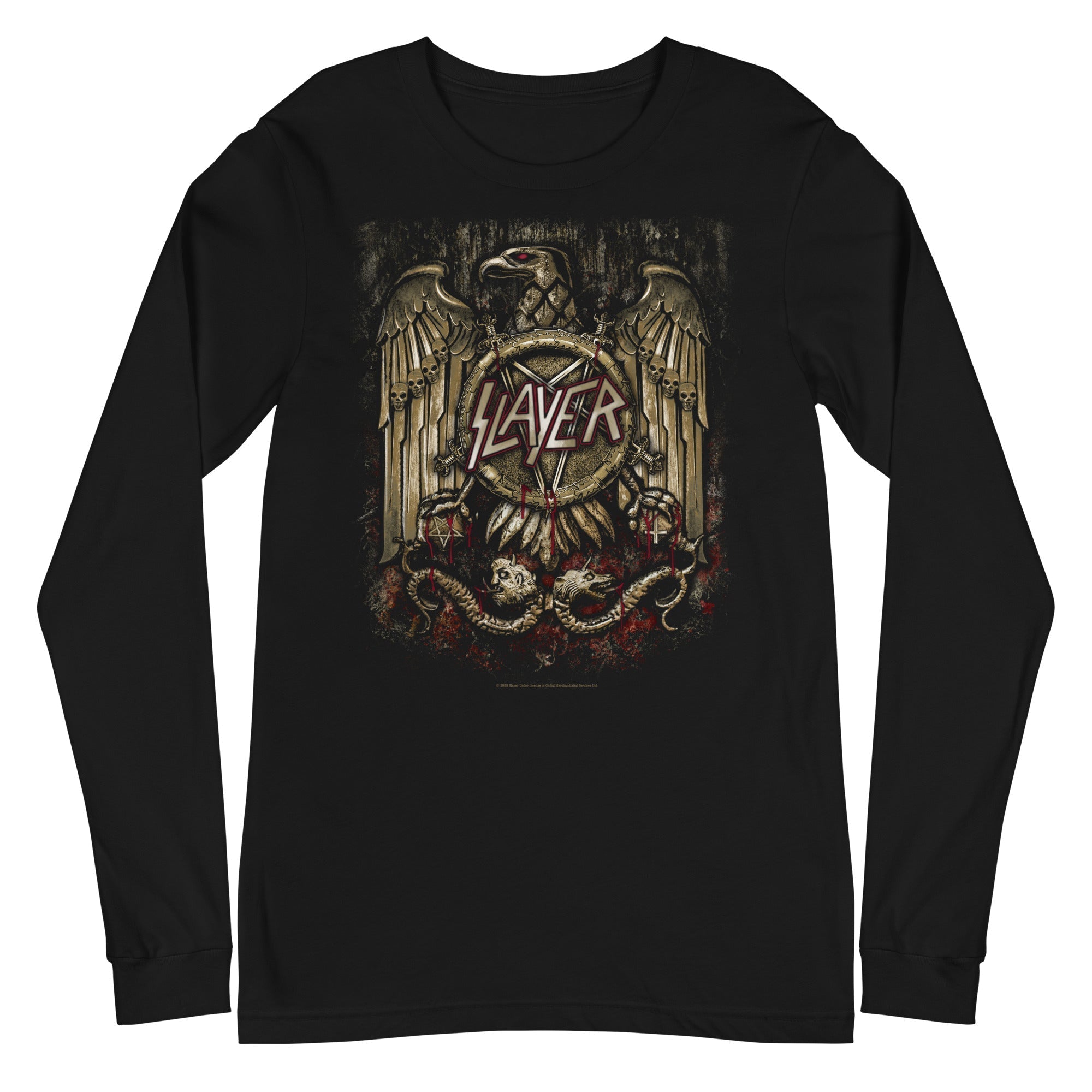 MERCHMOMENT Slayer - Eagle Statue Long Sleeve T-Shirt [Apparel]