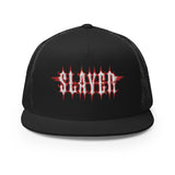 MERCHMOMENT Slayer Electric Logo Embroidered Trucker Hat [Apparel]