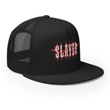 MERCHMOMENT Slayer Electric Logo Embroidered Trucker Hat [Apparel]