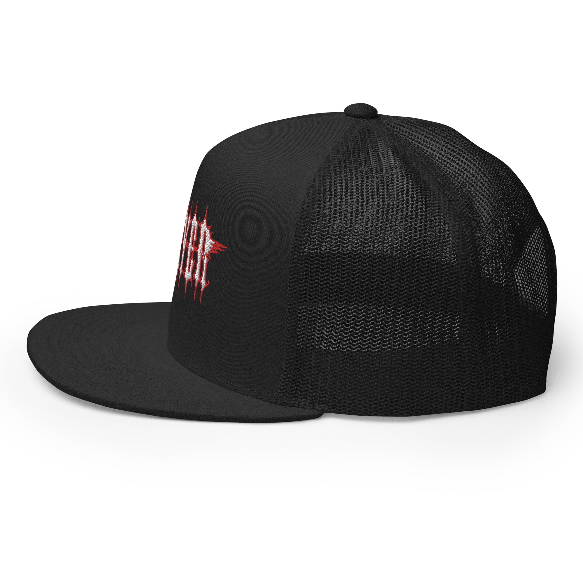 MERCHMOMENT Slayer Electric Logo Embroidered Trucker Hat [Apparel]