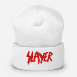 MERCHMOMENT Slayer Embroidered Beanie [Hat]