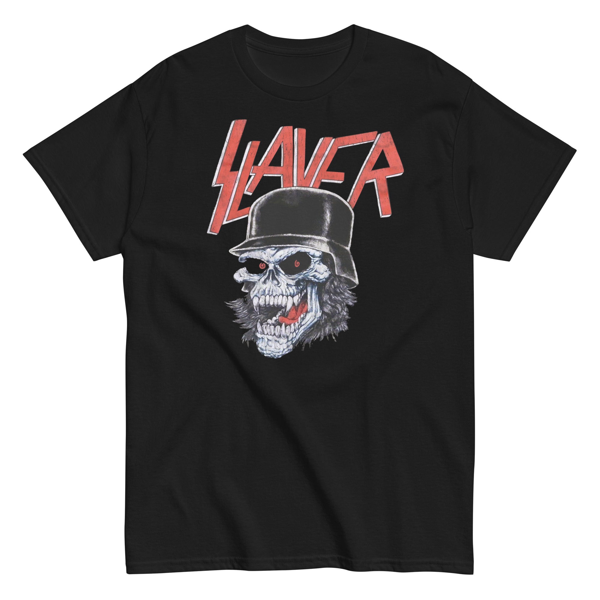 MERCHMOMENT Slayer - Helmet Skull T-Shirt [Apparel]