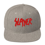 MERCHMOMENT Slayer Logo Embroidered Snapback Hat [Hat]