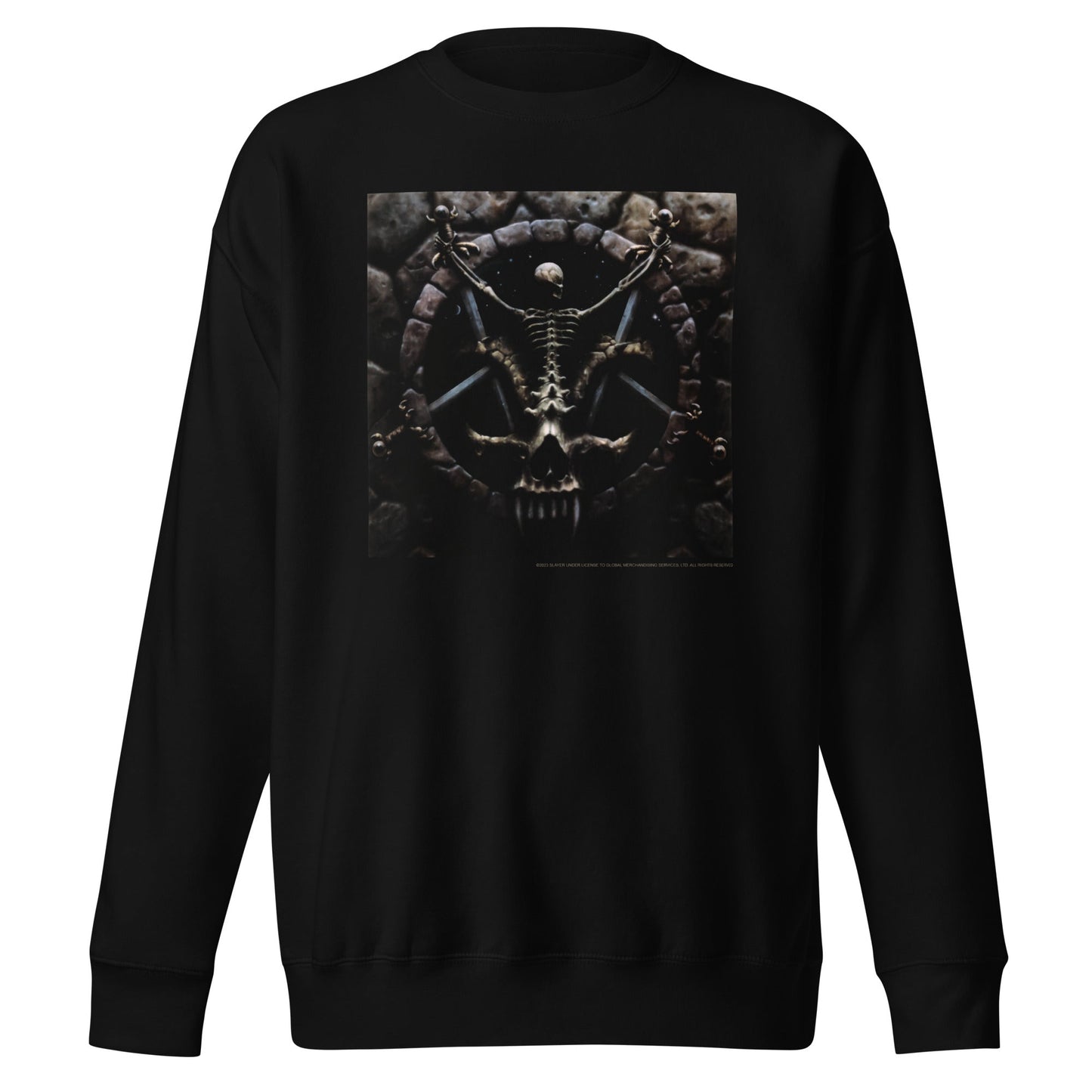 MERCHMOMENT Slayer - Skeleton Pentagram Sweatshirt [Apparel]