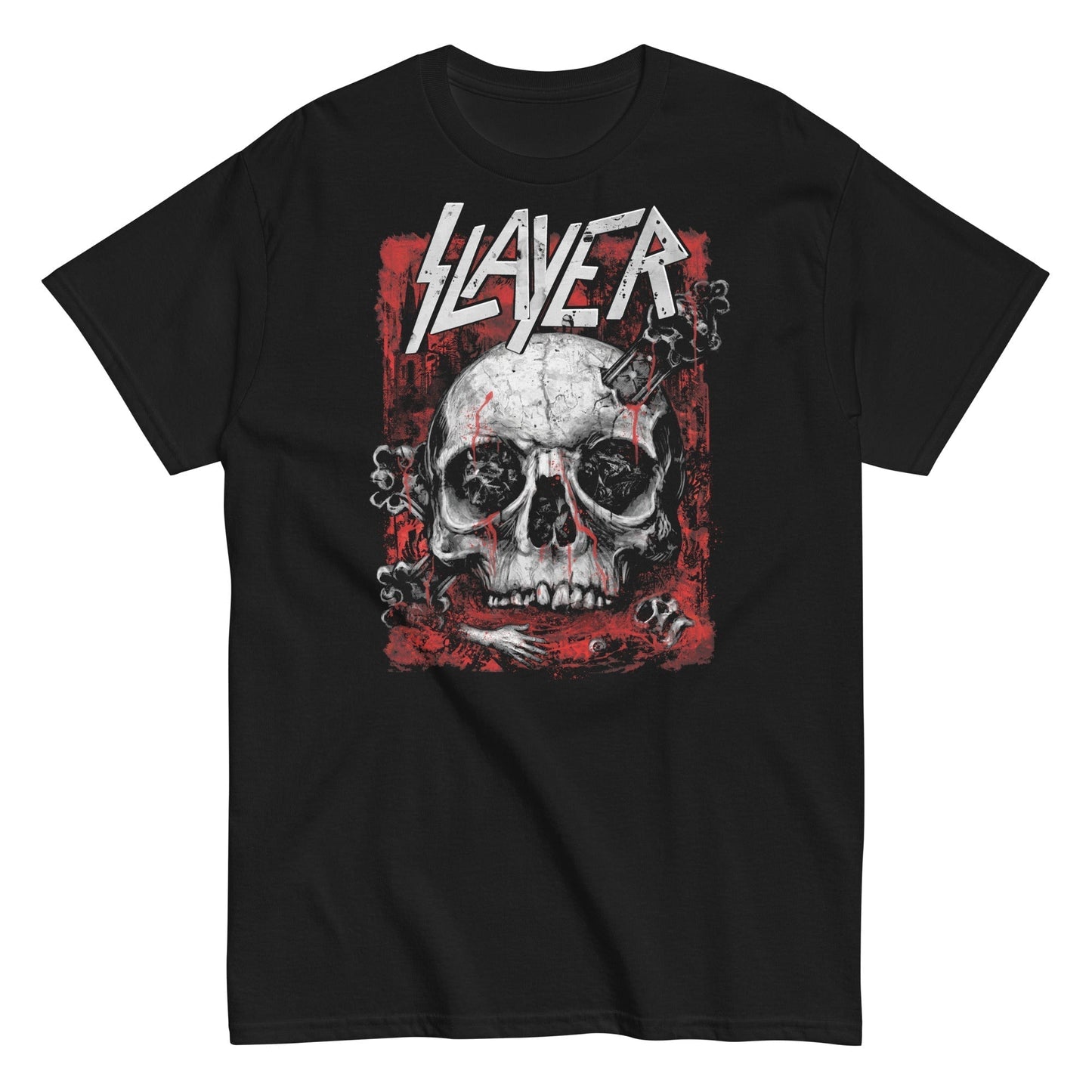 MERCHMOMENT Slayer - Skull Logo T-Shirt [Apparel]
