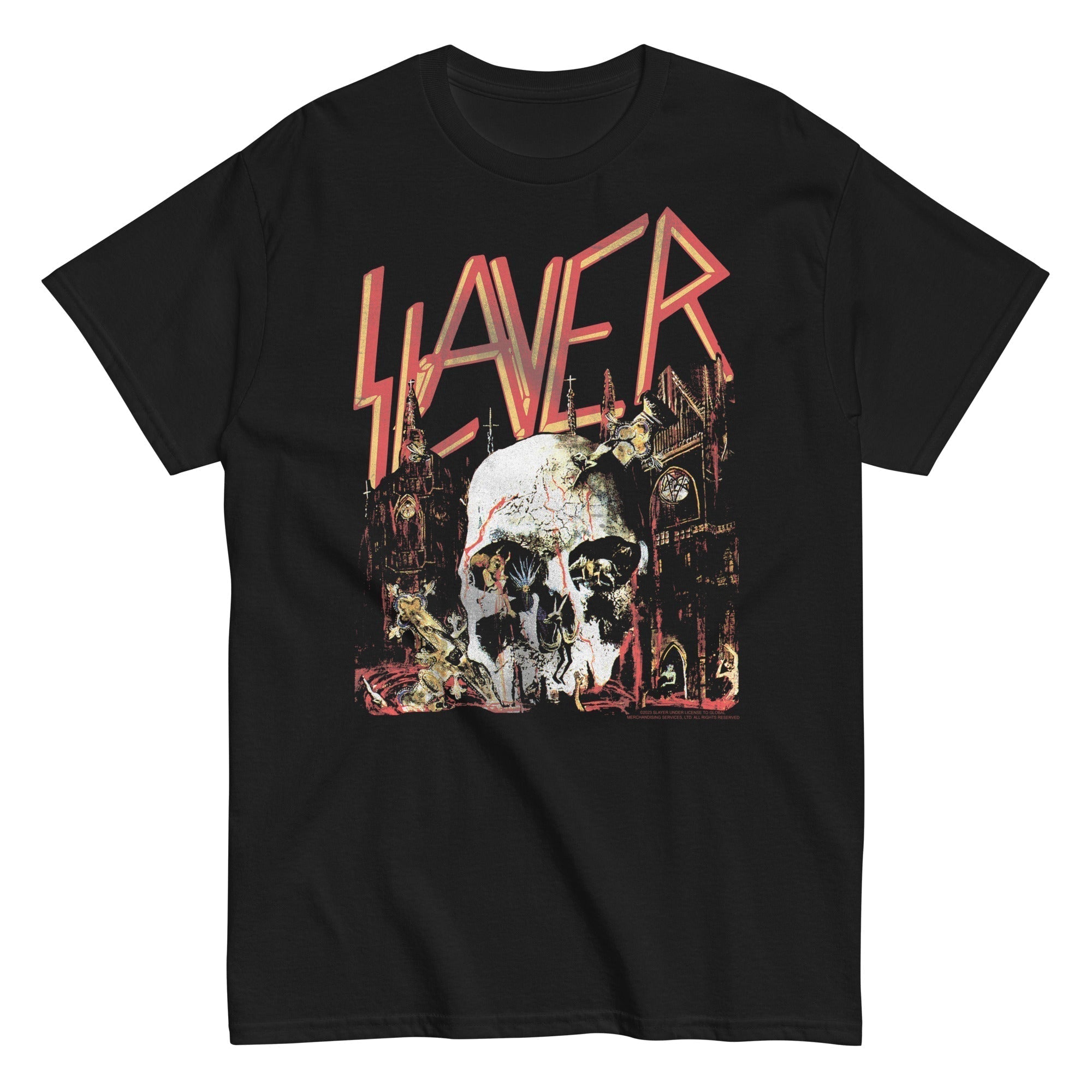 MERCHMOMENT Slayer - South Skull T-Shirt [Apparel]