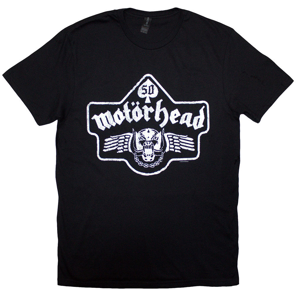 Motörhead 50 Years Ace Wings Emblem [T-Shirt]