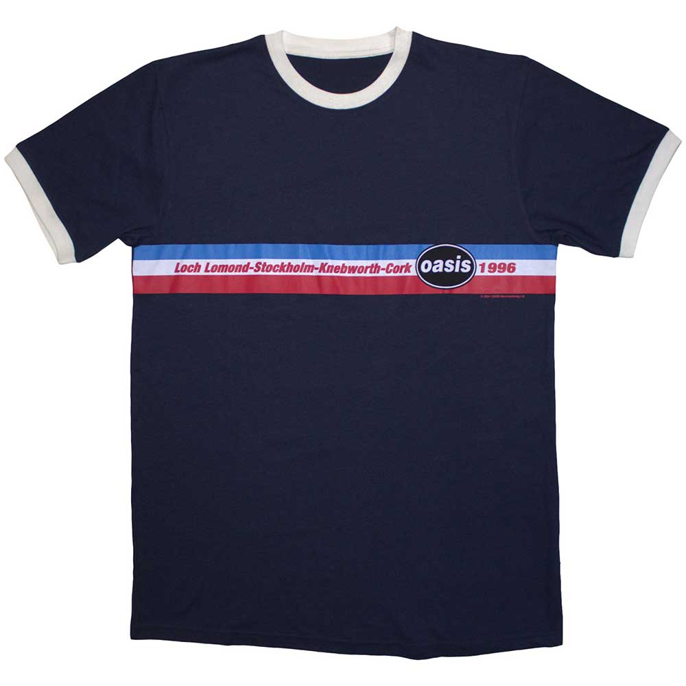 Oasis 1996 Tour Horizontal Stripes [T-Shirt]