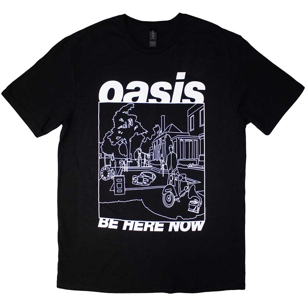 Oasis Be Here Now Line Drawing [T-Shirt]
