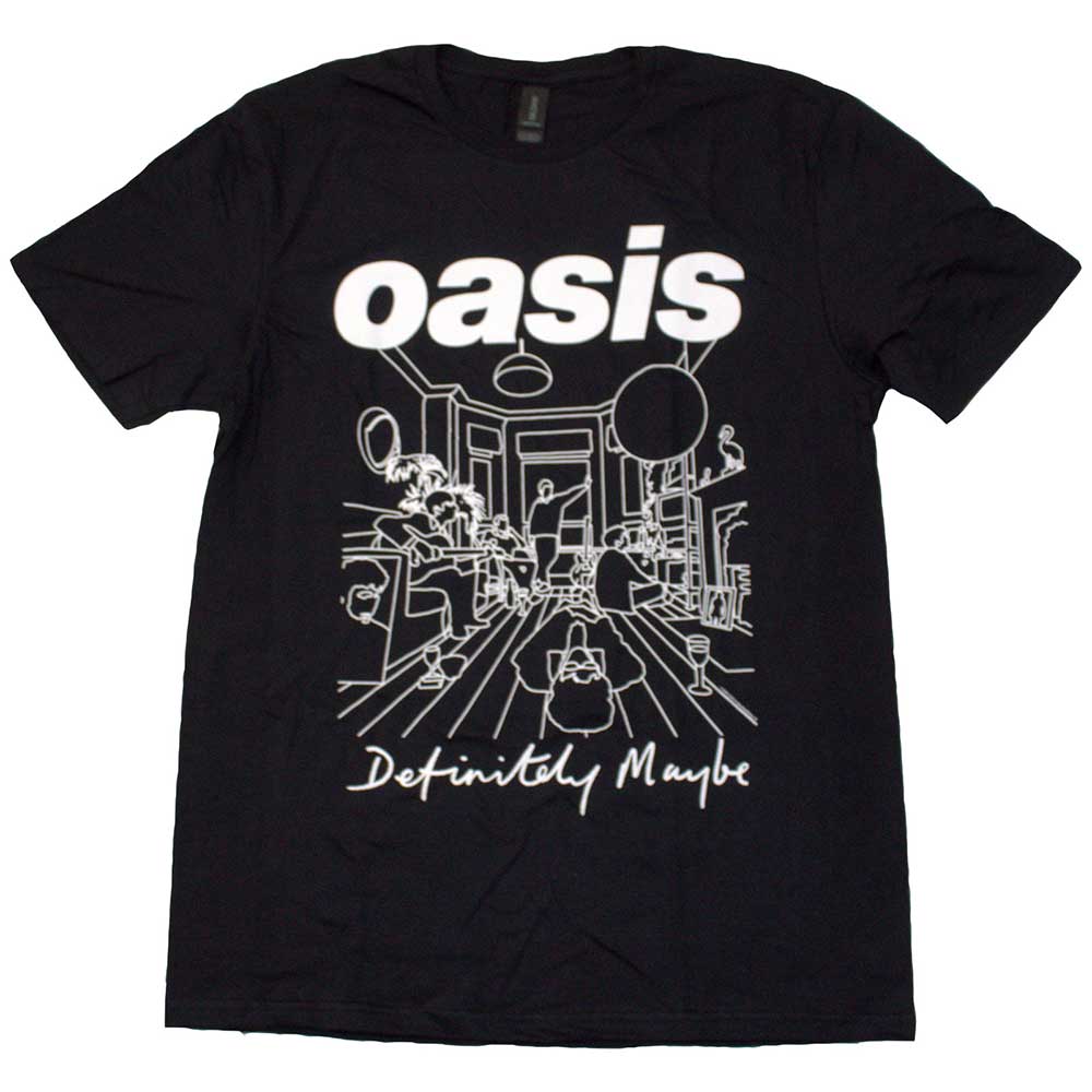 Oasis Definitely Maybe Line Drawing [T-Shirt]