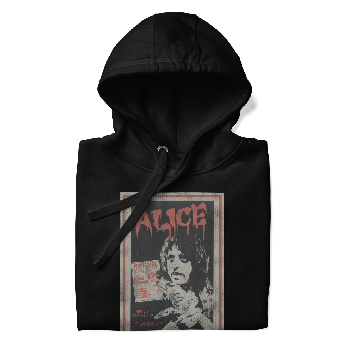 MERCHMOMENT Alice Cooper Madhouse Vintage Hoodie [Apparel]