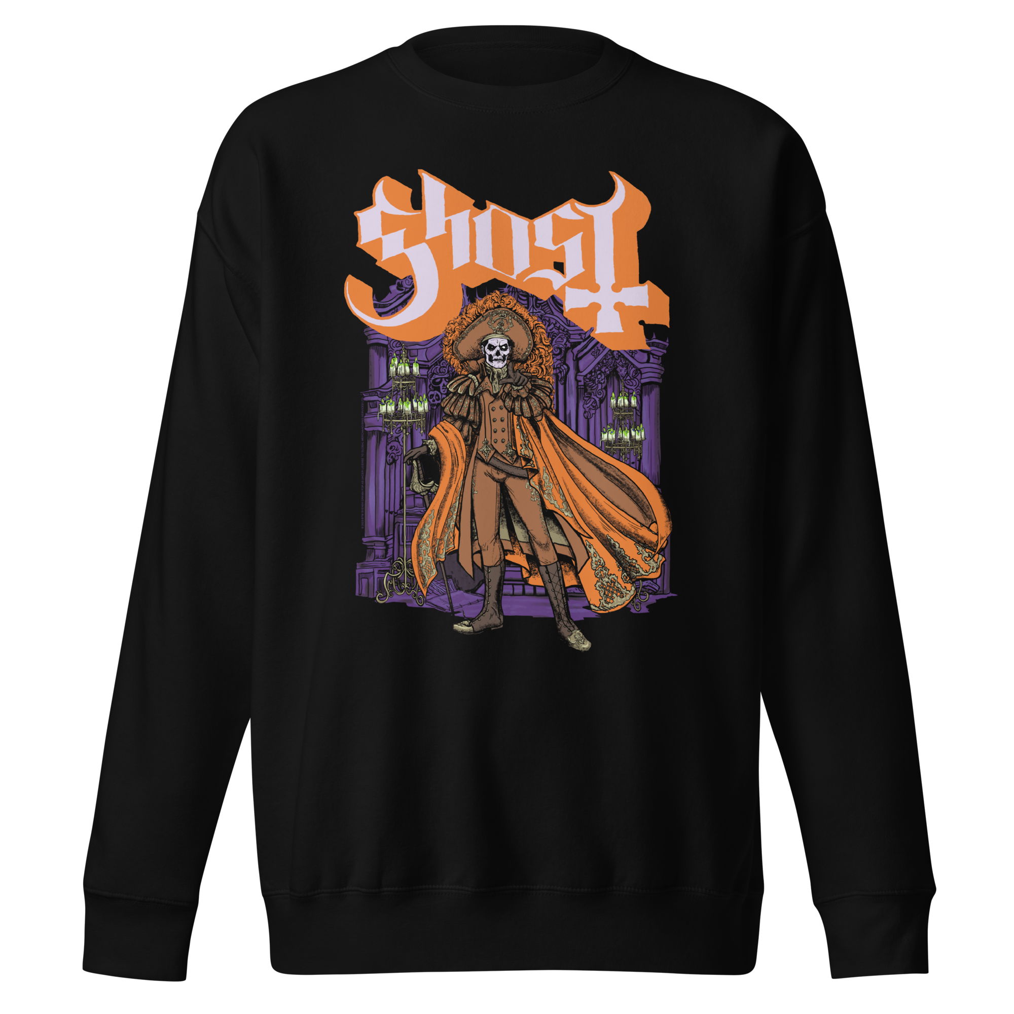 MERCHMOMENT Ghost Orange Cape Jumbo Print Sweatshirt [Apparel]