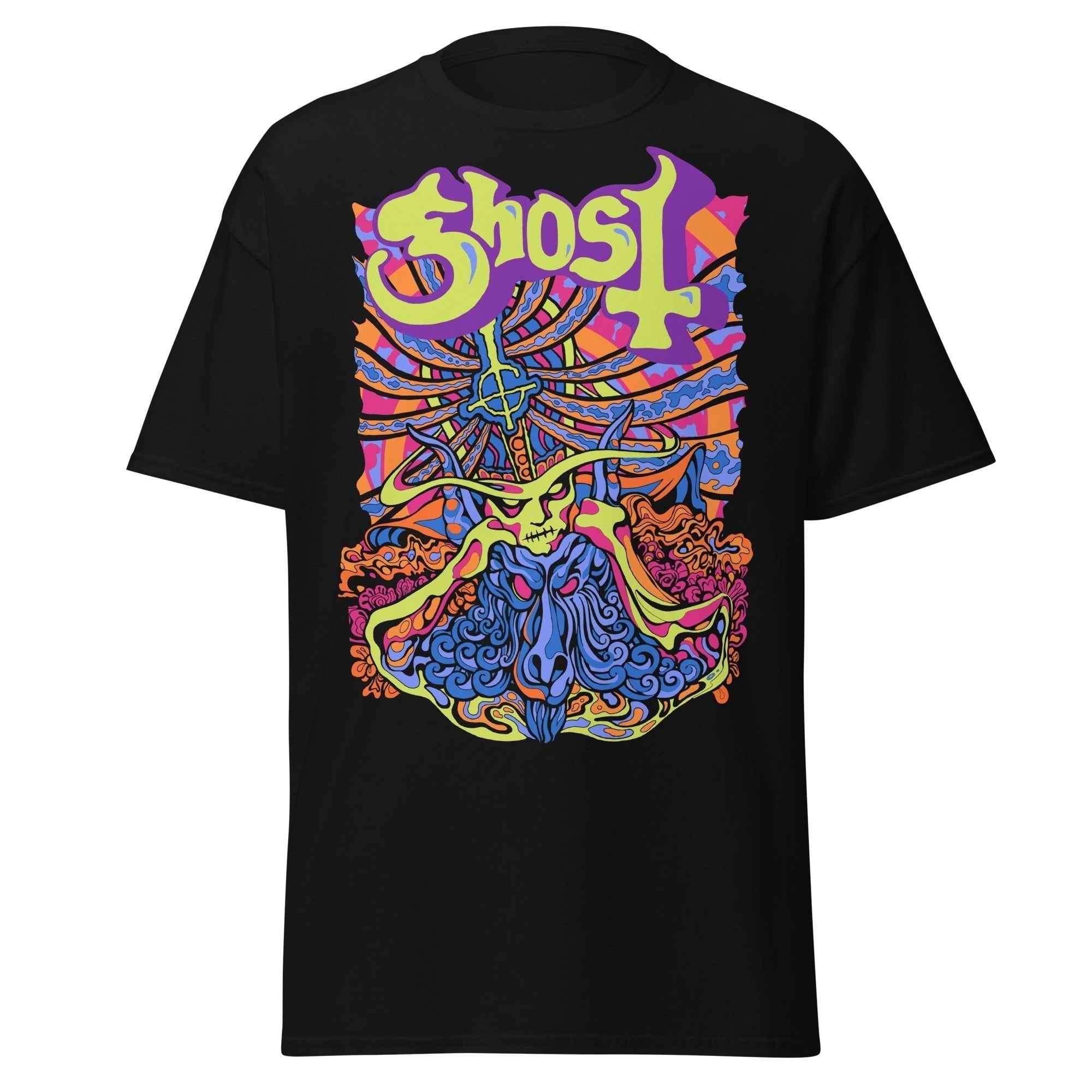 MERCHMOMENT Ghost - Stained Glass Jumbo Print T-Shirt [Apparel]