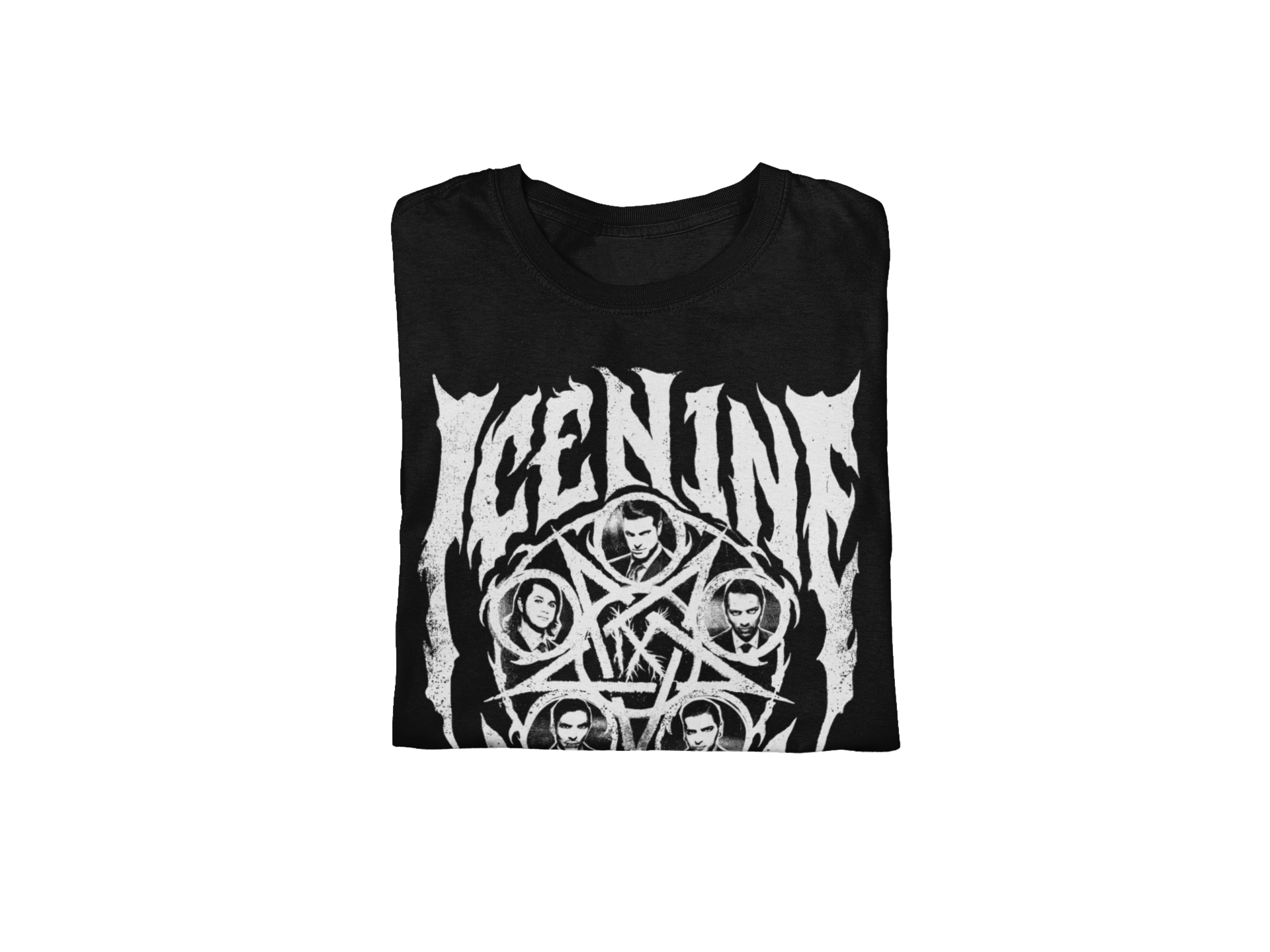 MERCHMOMENT Ice Nine Kills Fictional Substance Jumbo Print T-shirt [Apparel]