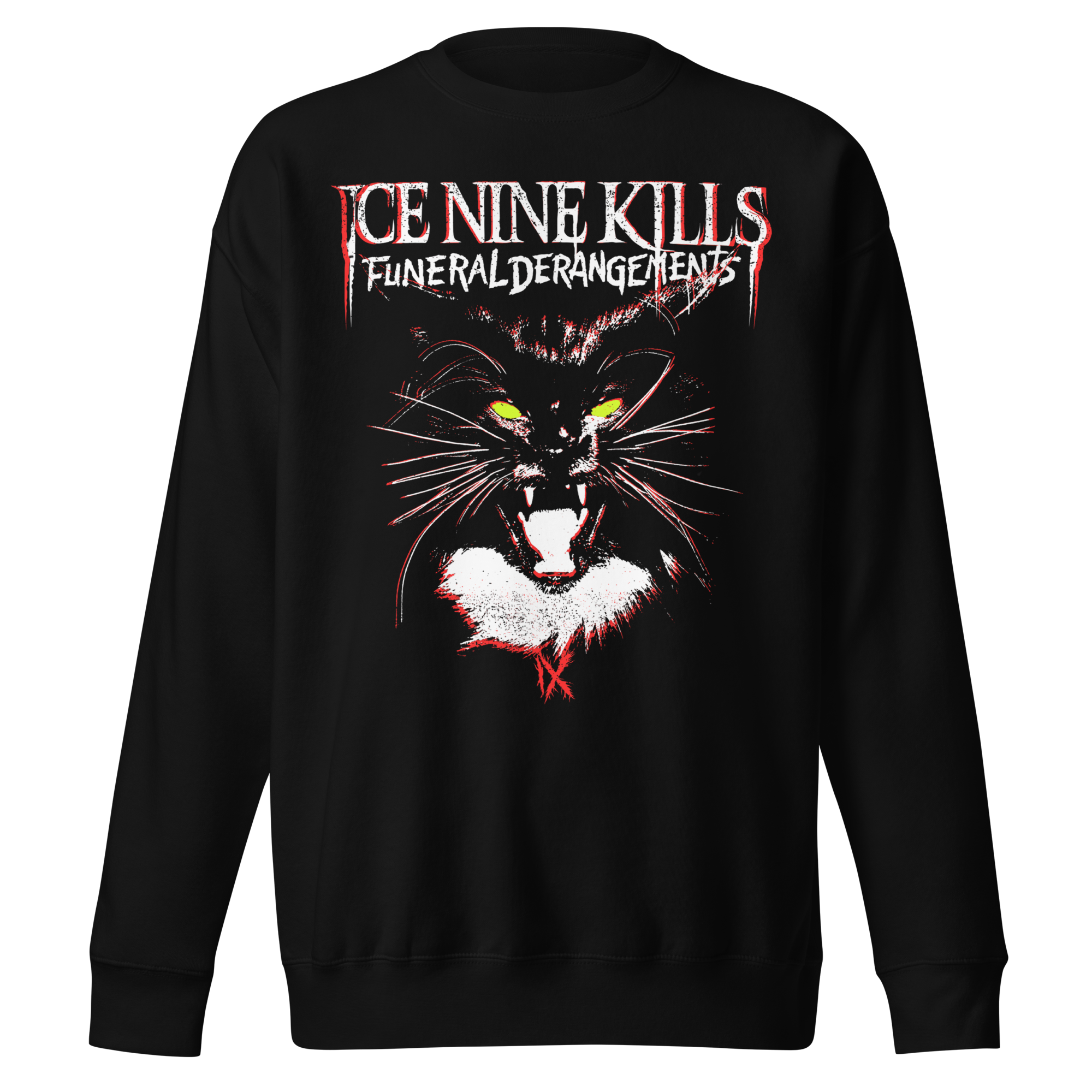 MERCHMOMENT Ice Nine Kills Funeral Derangements Jumbo Print Sweatshirt [Apparel]