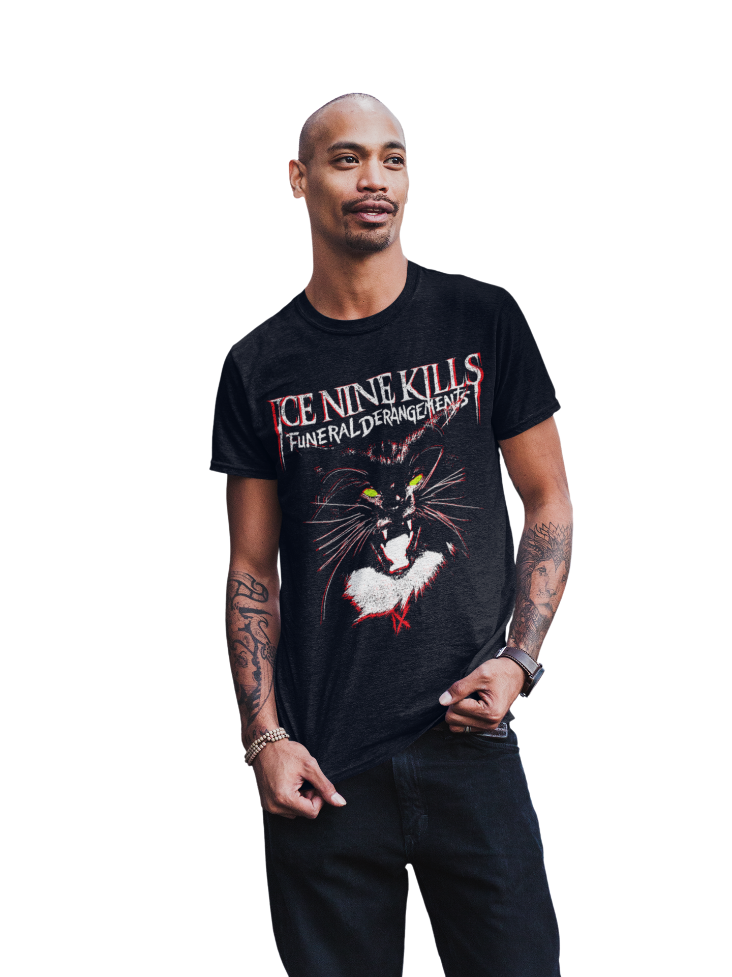 MERCHMOMENT Ice Nine Kills Funeral Derangements Jumbo Print T-Shirt [Apparel]