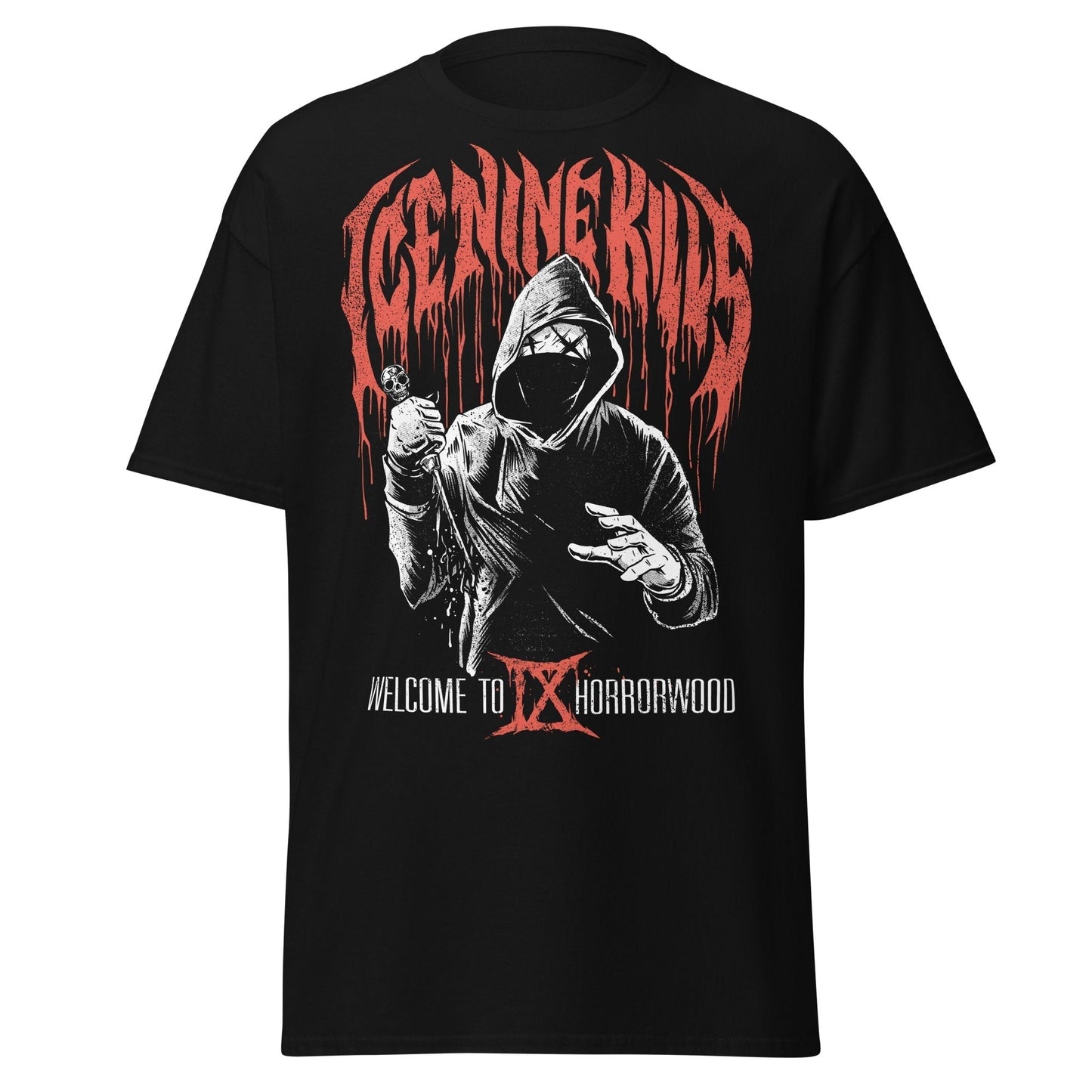 MERCHMOMENT Ice Nine Kills Ix Horrorwood Jumbo Print T-shirt [Apparel]