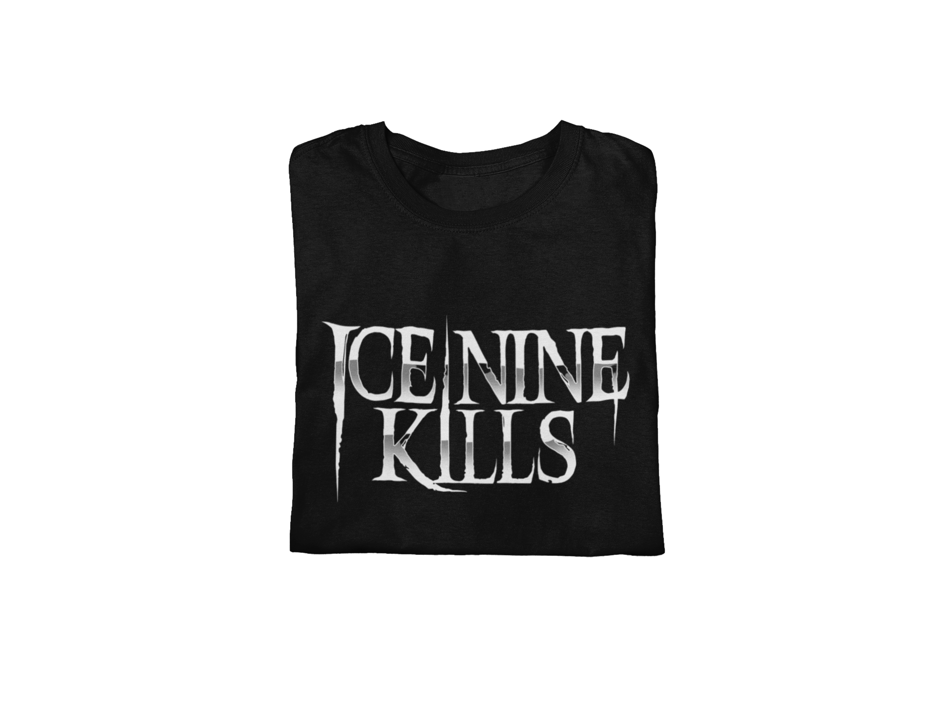 MERCHMOMENT Ice Nine Kills Knife Logo Jumbo Print T-shirt [Apparel]