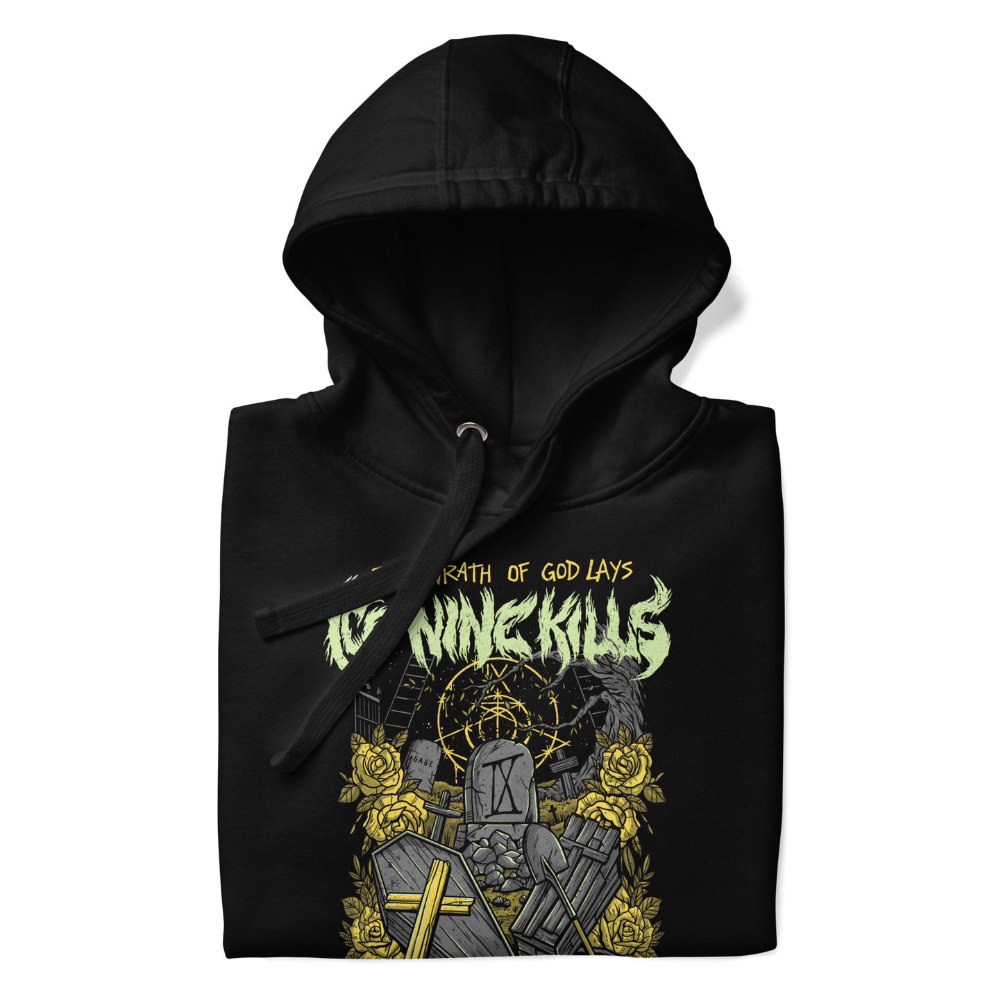 MERCHMOMENT Ice Nine Kills Yellow Wrath Classic Hoodie [Apparel]