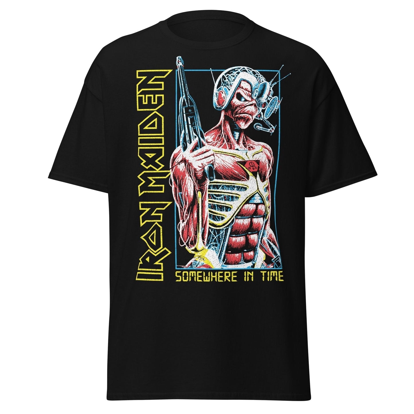 MERCHMOMENT Iron Maiden Singularity Jumbo Print T-shirt [Apparel]