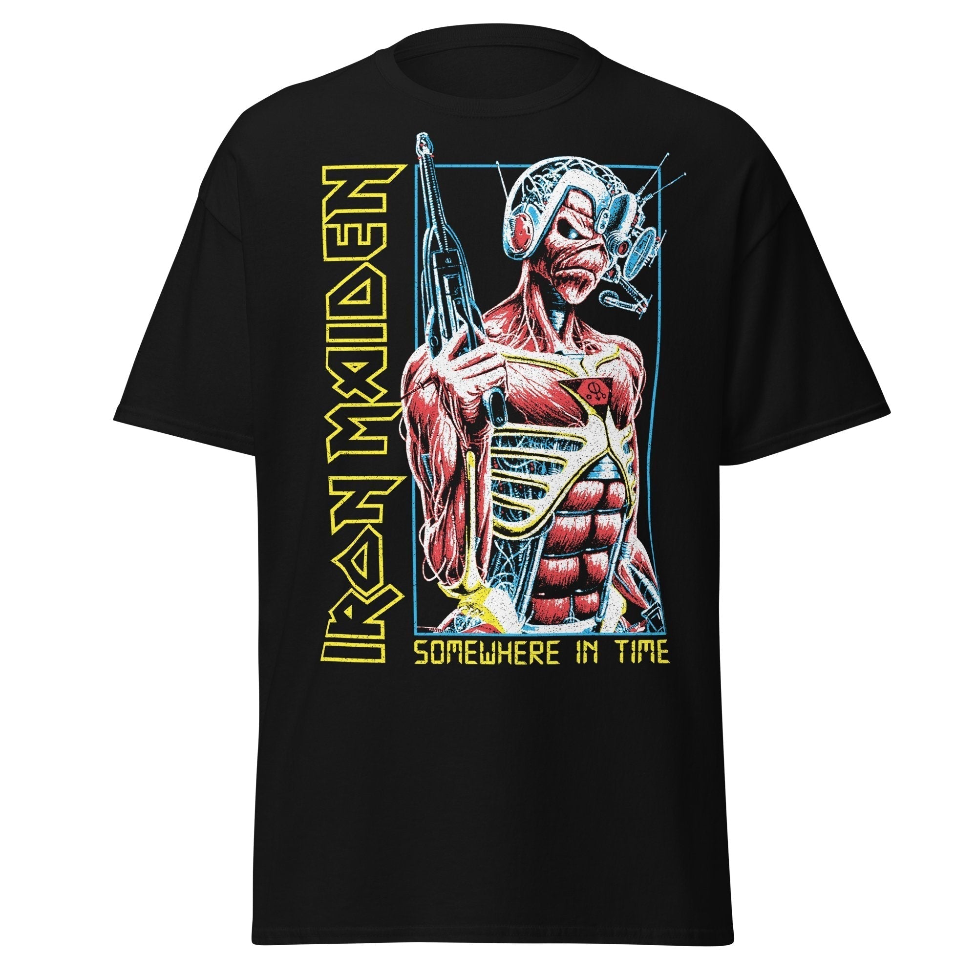 MERCHMOMENT Iron Maiden Singularity Jumbo Print T-shirt [Apparel]