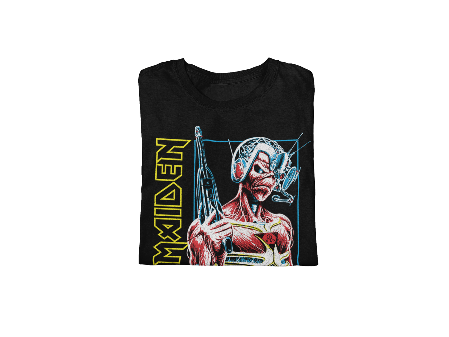 MERCHMOMENT Iron Maiden Singularity Jumbo Print T-shirt [Apparel]