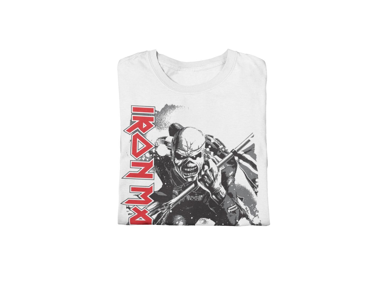 MERCHMOMENT Iron Maiden - Trooper Jumbo Print T-Shirt [Apparel]