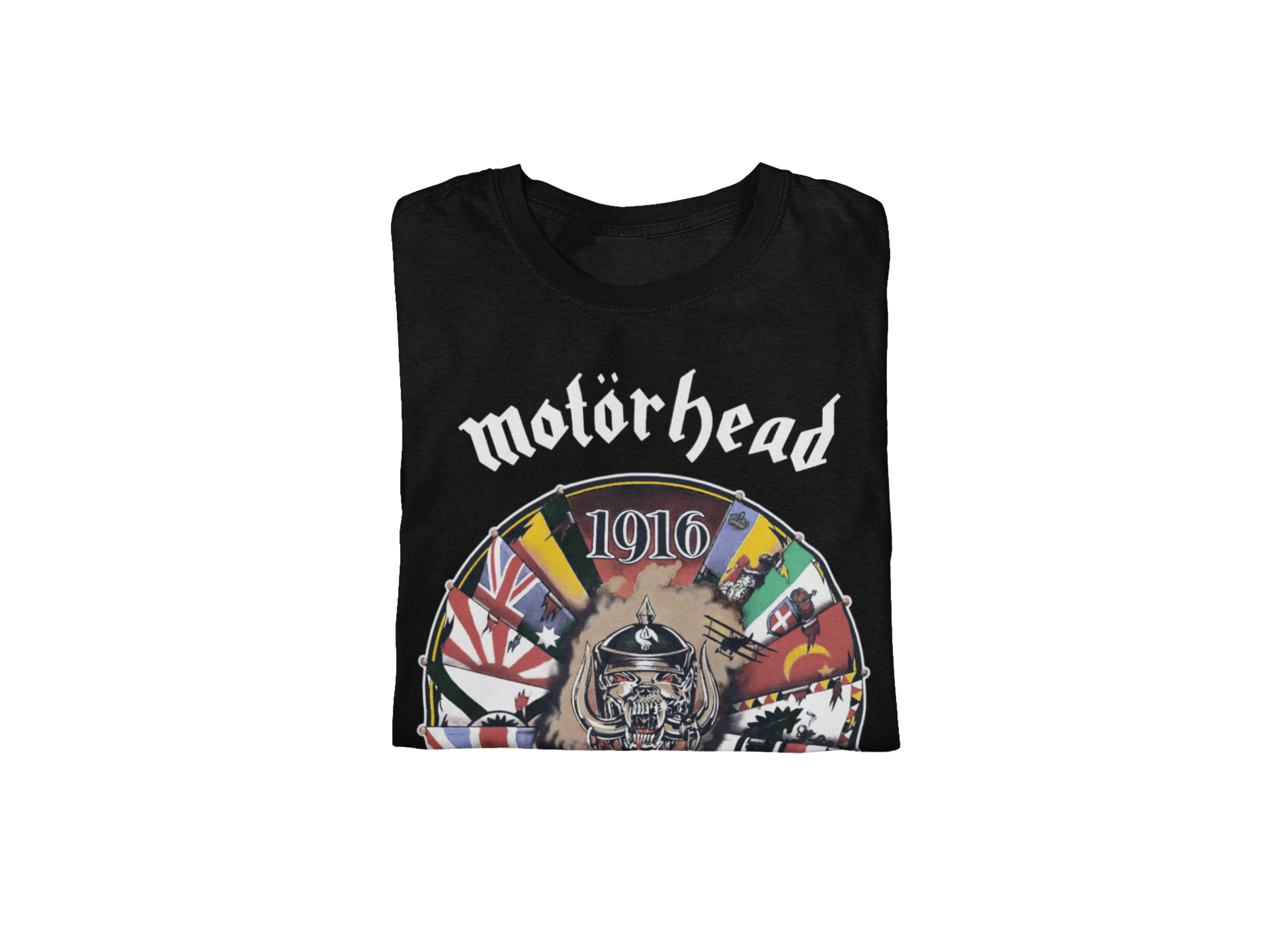 MERCHMOMENT Motorhead - Vintage 1916 Jumbo Print T-Shirt [Apparel]