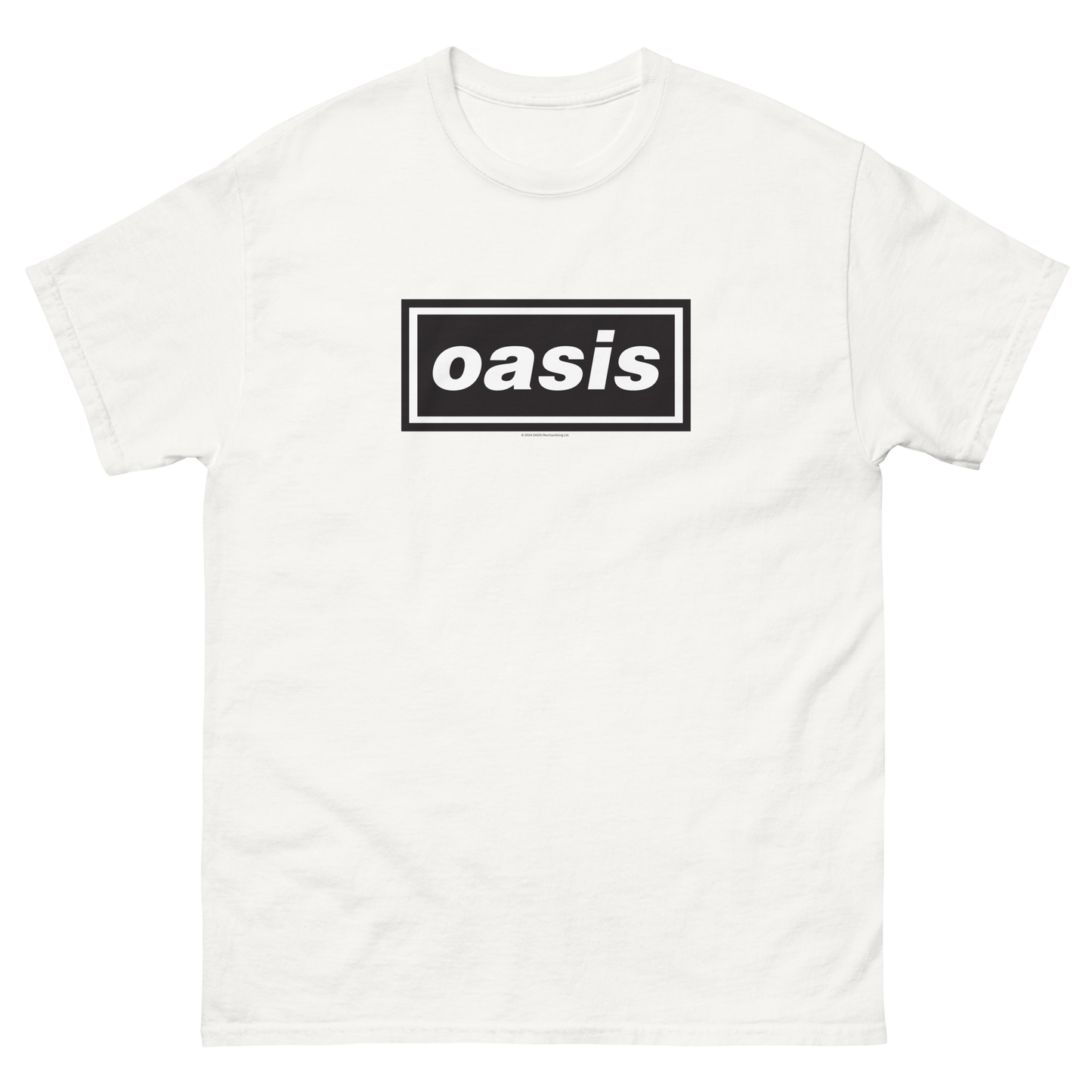 MERCHMOMENT Oasis Logo Jumbo Print T-Shirt [Apparel]