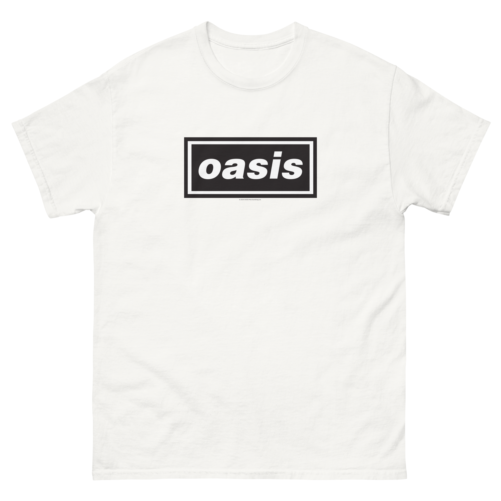MERCHMOMENT Oasis Logo Jumbo Print T-Shirt [Apparel]