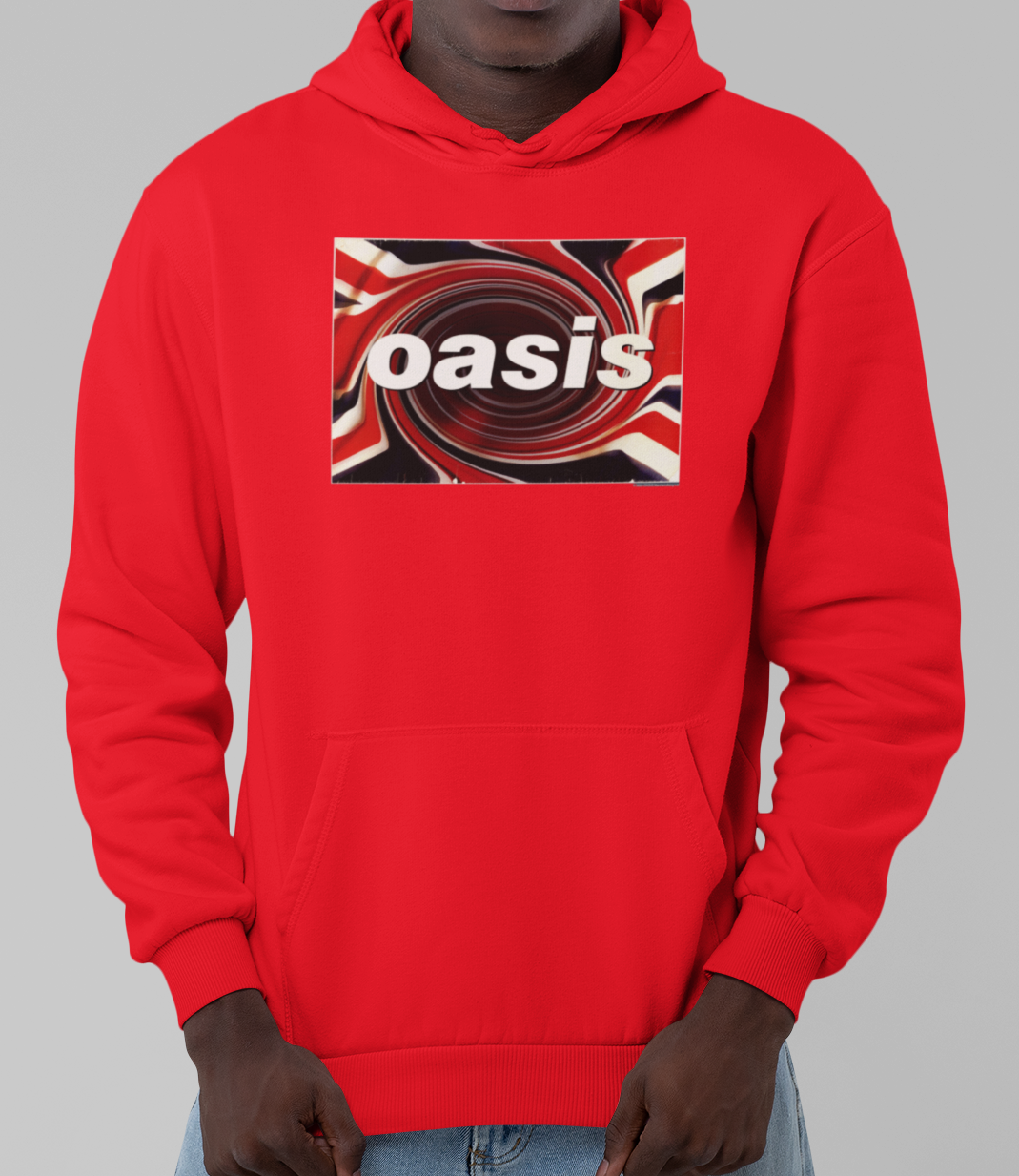 MERCHMOMENT Oasis Union Jack Classic Hoodie [Apparel]