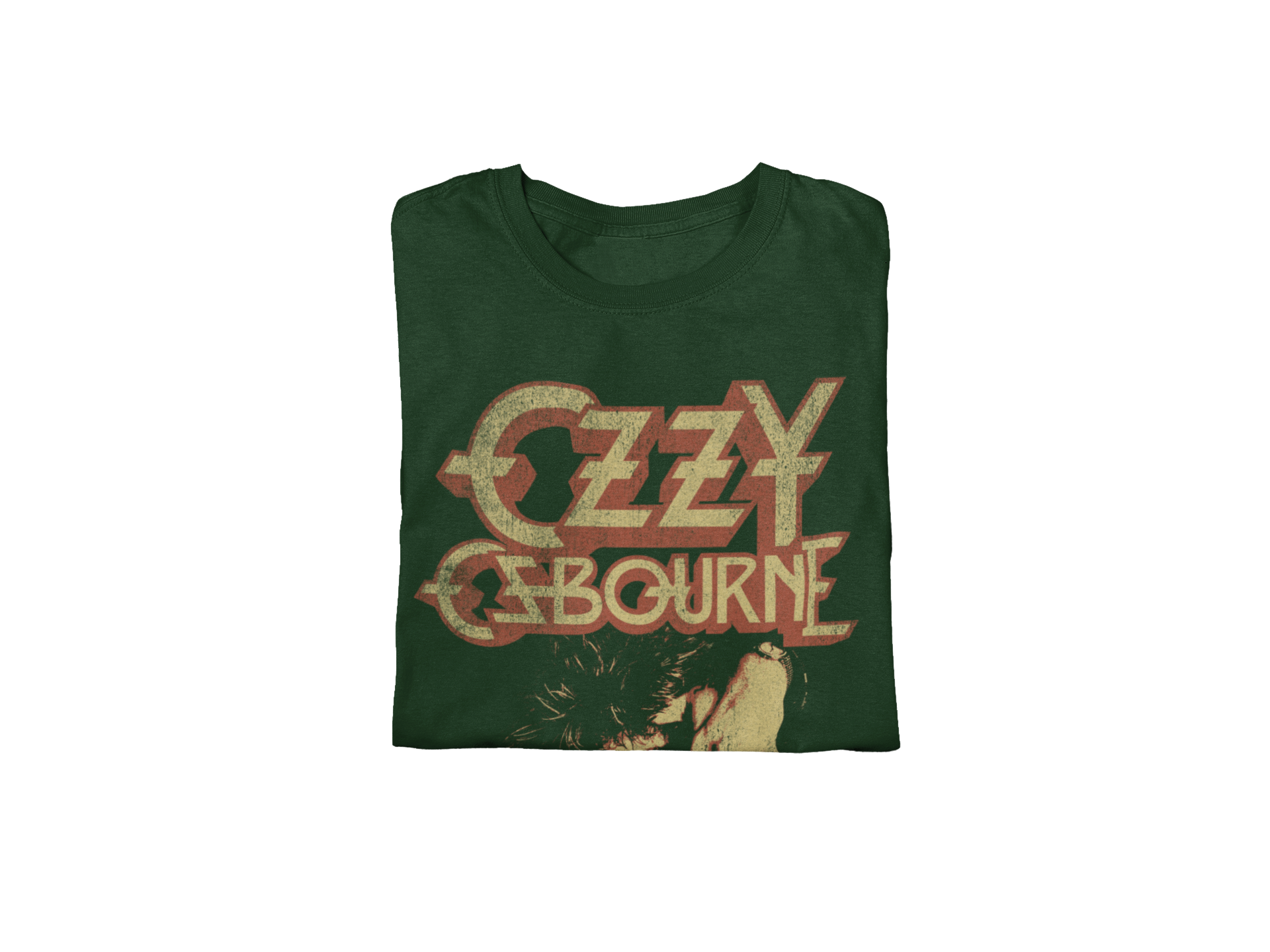 MERCHMOMENT Ozzy Osbourne - Late 80s Vintage Ozzy Jumbo Print T-Shirt [Apparel]