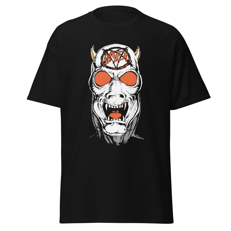 MERCHMOMENT Slayer - Reign In Blood 86-87 Tour Vintage Jumbo Print T-Shirt [Apparel]