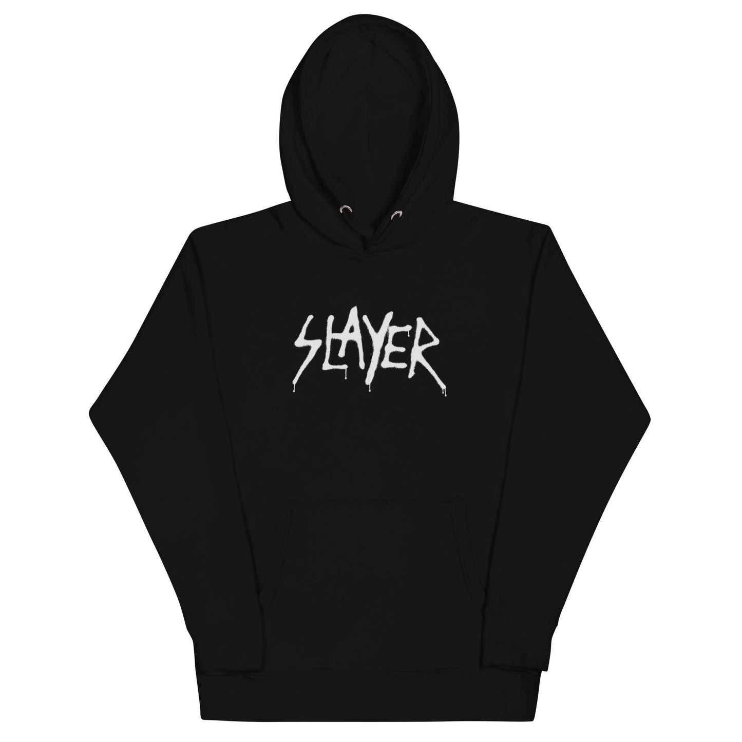 MERCHMOMENT Slayer - White Drip Logo Hoodie [Apparel]