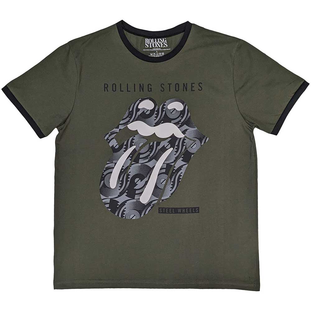 The Rolling Stones Black & White Tongue [T-Shirt]