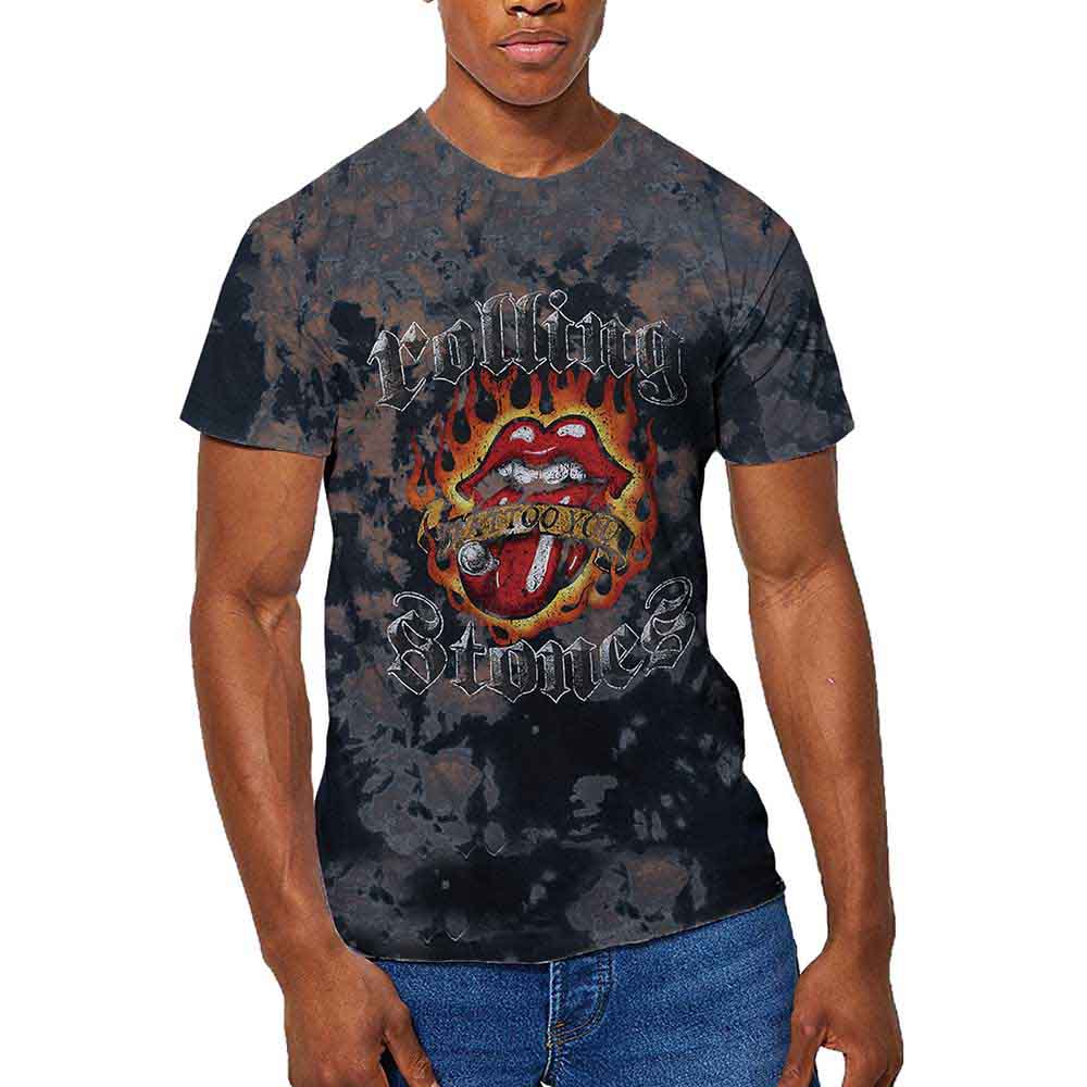 The Rolling Stones Tattoo Flames [T-Shirt]